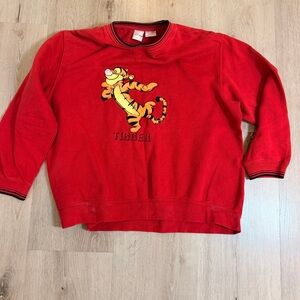 Vintage 90s Disney Tigger Embroidered Sweatshirt
